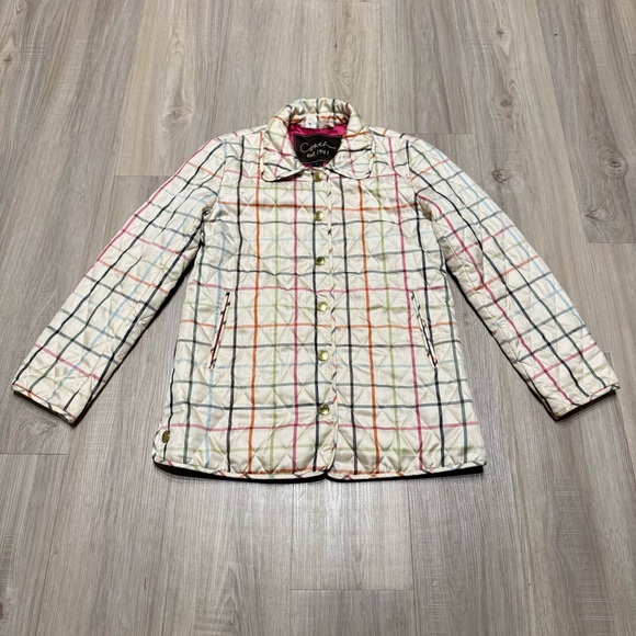 Coach Tattersall Quilted Plaid Jacket | Women’s XS - Picture 1 of 9
